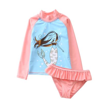 China New Design Long Sleeve Little Kids Swimsuit Babies Swimwear Breathable for sale