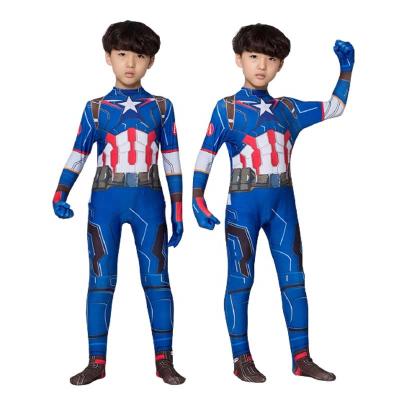 China Breathable Halloween Boys Costume Adult Children Kids Superhero Party Cosplay Jumpsuit for sale