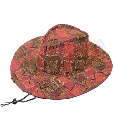 China Cowboy Hat Knight Hat Men's And Women's Outdoor Western Sun Hat for sale