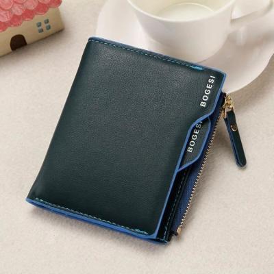 China Korean Wholesale Anti-theft Fashion Shorts US Dollar Clip Bag For Men Custom Made PU Leather Men's Wallet for sale