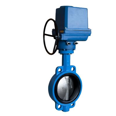 China DN200 PNI0/16 Industrial Electric Actuator Wafer Butterfly Valve for sale