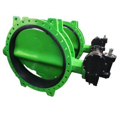 China General 24 Inch DN600 U-section Concentric Flange Butterfly Valve With ASME B16.4 A High Quality Pilot Valve for sale