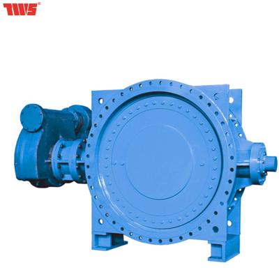 China Water Oil Gas DN1400mm Eccentric Double Flange Butterfly Valve 56 Inch 56 Inch Cheap Price Good Quality for sale