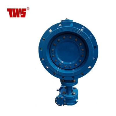 China DN350-2600 China Factory General Double Eccentric Butterfly Valve PN10/16 For Water System for sale