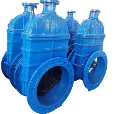 China General DN 40-DN900 Resilient PN16 Seated Non Rising Stem Gate Valve F4 BS5163 AWWA for sale