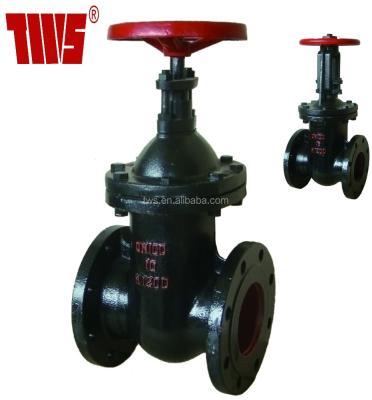 China Z41T-10 Industry Cast Iron Gate Valve With Flange End for sale