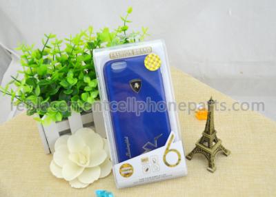 China Pure Blue Cell Phone Protector Case iPhone 6 Back Cover for Lamborghini for sale