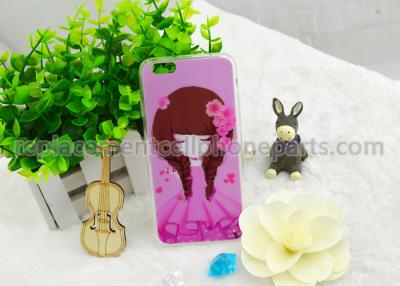 China Lovely Plum Purple Girl Flower Dress Iphone 6 Covers And Cases for sale