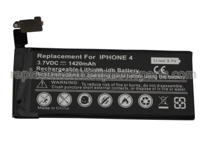 China batería recargable de 1420Mah Apple para las piezas de recambio del iphone 4g en venta