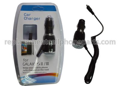 China 5V usb auto charger for Samsung Galaxy S2 , S3 Car Charger Black / White for sale