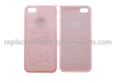 China Pink Custom Cell Phone Covers , iPhone 5 HelloKitty Cute Design Cell Phone Case for sale