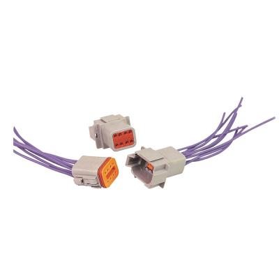 China DT06-2S-E004 Automotive 8 Pin German DT Connector Male And Female Wiring Harness for sale