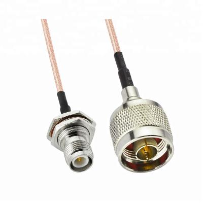 China Custom Multimedia RP-TNC Female To N Male RF Coaxial Cable For Wifi Antenna RG178 RG316 15cm 6ft for sale