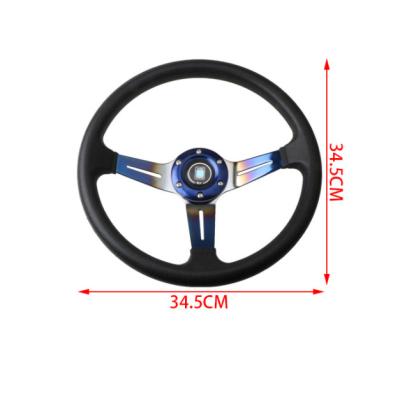 China Custom Type Sports Jiabeir Games Sports Racing Car Stir Leather Steering Wheel for sale