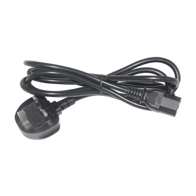 China Good Quality Home Appliance UK Type 3 Pin Power Cable For Laptop for sale