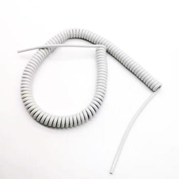 China Measuring And Pull Control Curly Cable Automatic Spiral Automatic PVC Electrical Cable for sale