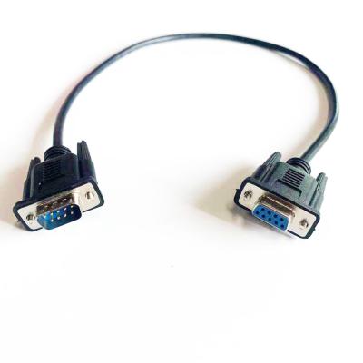 China DB9 COMPUTER Male to RS232 Female Serial Cable for sale