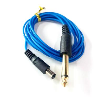 China Multimedia DC 5.5*2.5mm Male To 6.35mm Mono Male Cable For Tattoo Supply for sale