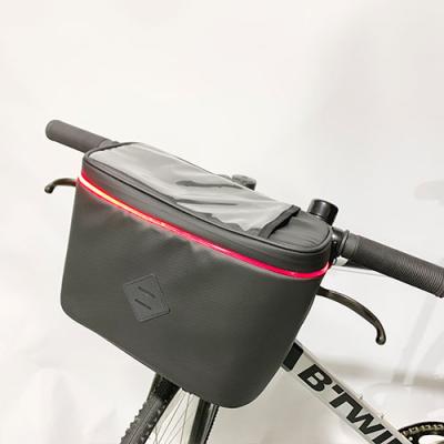 China SINOS Waterproof Outdoor Sports Bike Frame Lightweight Led Waterproof Front Bag Pannier Handlebar Bag Bicycle for sale