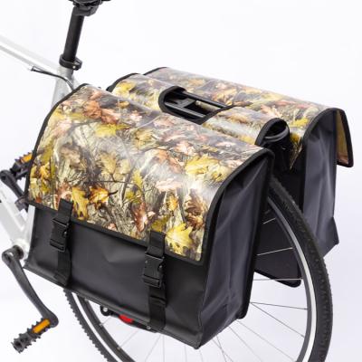 China SINO Bicycle Rear Carrier Bag Water Repellent Double Painner Custom Waterproof Bag For Bike Carrier Recycling Moving Boxes for sale