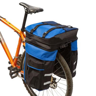 China SINO Outdoor High Quality Pannier Bag 3 In 1 Bicycle Accessory Bag Travel Long Panniers Bike Pannier Bag Cycling For Bike for sale