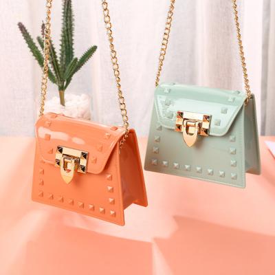 China Newest 2021 Fashion Design Fancy Mini Jelly Clear Purse Handbags Ladies Children Women Girls Purse for sale