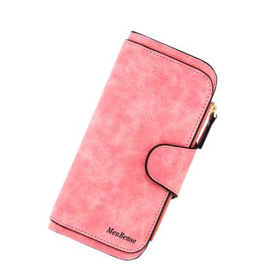 China Promotional Matte Women's Women's Wallet Credit Card Holders Waterproof Nice Matte Fancy Pouch Stand Purses for sale