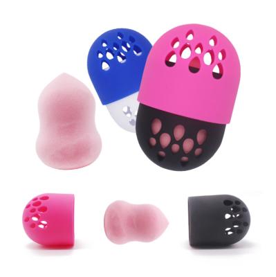 China Wholesale Makeup Sponge Dryer Silicone Makeup Sponge Case Beauty Sponge Blender Holders for sale