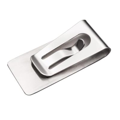 China Waterproof White Stainless Steel Credit Card Holder Money Clips for sale