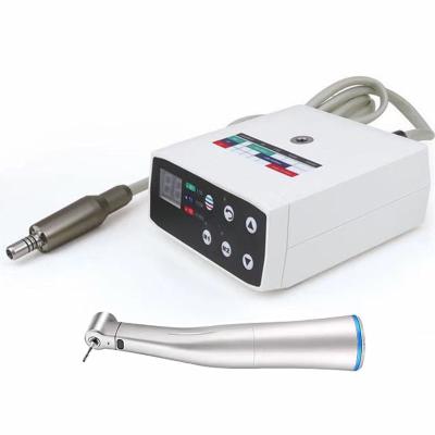 China Plastic Dental Brushless Electric Motor LED Micro Electric Motor Internal Jet Micromotor With 1:1 Contra Angle for sale