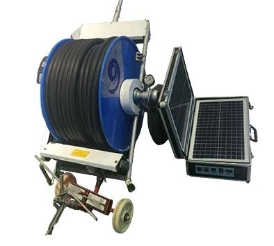 China Water Saving Farm Suction Irrigation System Hose Reel Irrigation Machine for sale