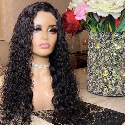 China Brazilian Water Wave Human Hair Wigs Color Long Hair Wig 13*4 Lace Front Wig for sale