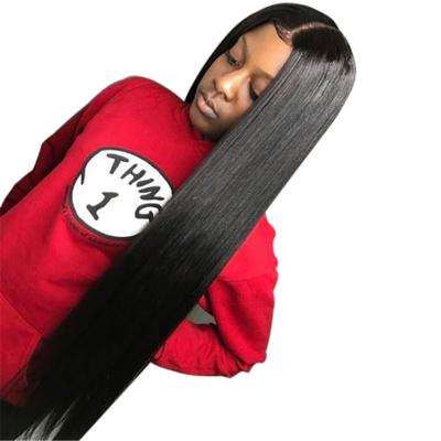 China Silky Straight Silky Straight Virgin Human Hair Full Lace Wigs For Black Women for sale