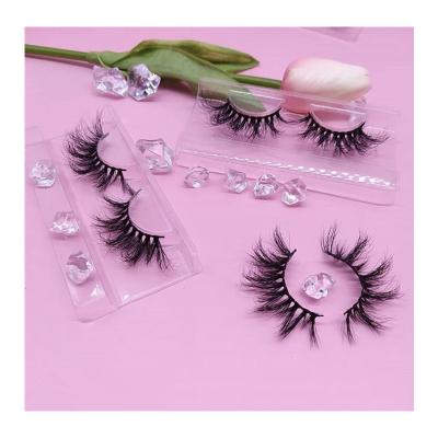 China Feather Mink Eyelash Private Label Customized Box New 5D Mink Eyelashes Wholesale for sale