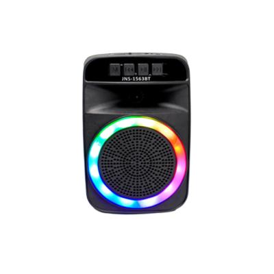 China Phone Feature 4 Inch Wireless Outdoor Speaker Portable Hand Grip Speaker with Colorful Lights for sale