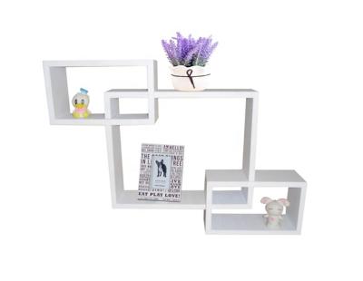 China Latest Design Bedroom Storage Furniture Modern Floating Shelves For Living Room Wall for sale