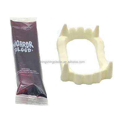 China Best Selling Plastic Hearthstone Tricks EN71 BSCI Novelty Jokes Gag Gift Horror Blood - 20ml W/ Teeth Toy Joke for sale