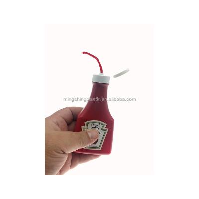 China Good Quality Plastic Active Tricks EN71 BSCI Novelty Jokes Gag Gift Squirt Ketchup Bottle Toy Joke for sale