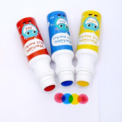 China Promotional Gift 3pcs Kids Activity Painting Set Dot Markers Kids Washable Bingo Dabber High Quality Tip Sponge Toy Art Training Tools Children for sale