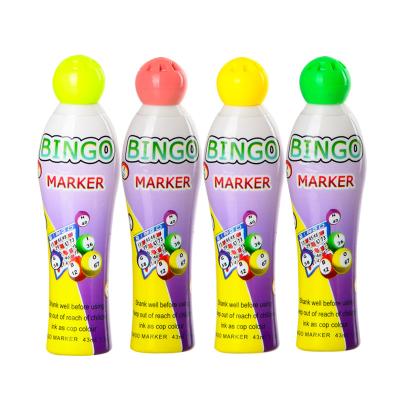 China bingo game & 40ml Bingo Dabber RAINBOW Style CH2810 24 Classic Colors Classic Colors Ink Bingo Game Marker High Quality Kids Paint Best Selling Marker for sale