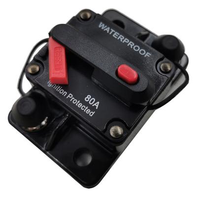 China Harmtesam Yacht RV Overload Protector Auto Switch Auto Switch Breaker Fuse A1 30A-300A Type for sale