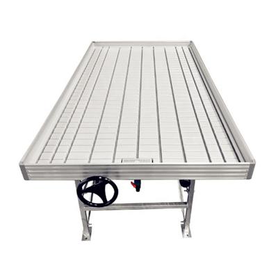 China Water-saving Irrigation System Ebb Flood Tray 4x4 4x8 4x20 4x28 Grow Tray Greenhouse Flood Trays for sale