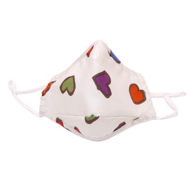 China 2020 Reusable Hot Selling Floral Printed Party Maskes 3-12 Years Kids Maskes Dust Proof Filter Washable Reusable Cotton Facemask for sale