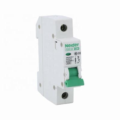 China Circuit Breaking FG60-63 1P 2P 3P 4P Silver Contact Circuit Breakers 50 Amp Circuit Breaker for sale