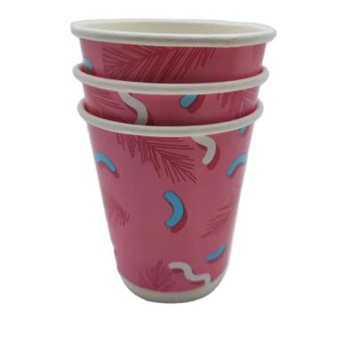 China Factory Directly Sell Biodegradable Biodegradable Double Wall Disposable Hot Paper Cup Coffee Paper Cup for sale