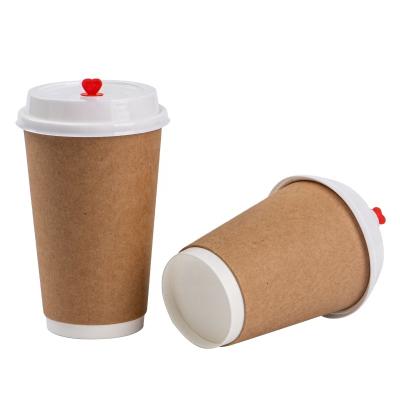 China Eco-Friendly Disposable Paper Cup 9oz Thick Advertising Custom Printing With Your Own Logo Makers Milk Tea Coffee Paper Cups for sale