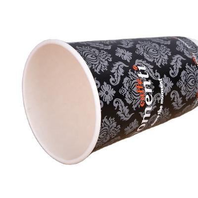 China Customized Single Wall Disposable Paper Cup Biodegradable Takeout Paper Cup Coffee Paper Cup for sale