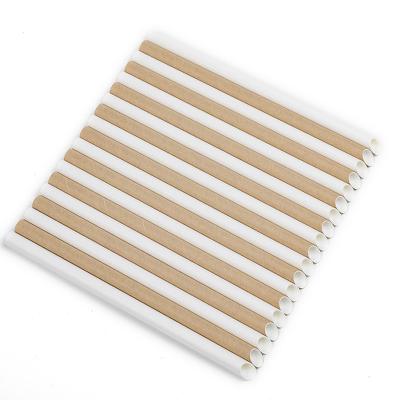 China Hot Sale Recycled Materials Food Grade Drinking Straws Disposable Biodegradable Paper Straw 0.38 for sale