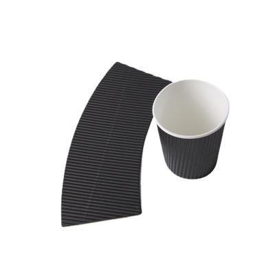 China Biodegradable Custom Printed Colorful Eco Friendly Corrugated Cardboard Paper For Paper Cup for sale