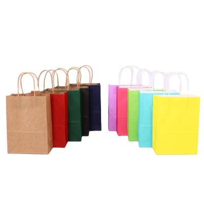 China Recyclables Made in China Hot Selling Customized Printed Take Away Brown Food Bag Fashion Shopping Bag Kraft Paper Bags for sale